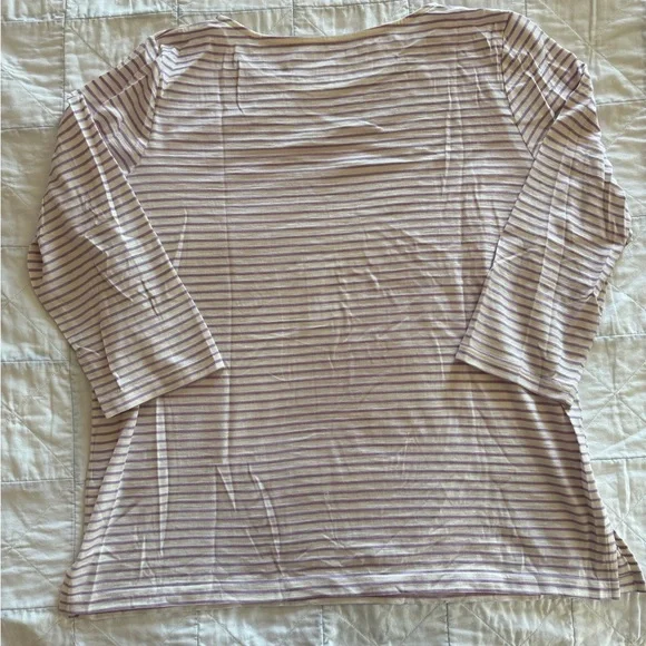 wool& XL Colette striped top - Picture 2 of 4